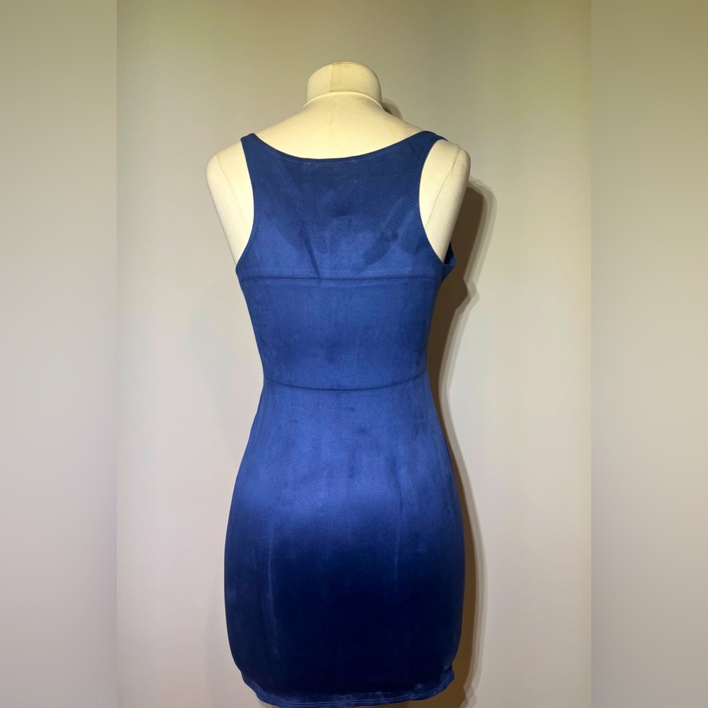 PHILOSOPHY BLUE BODYCON MIDI DRESS | SLEEVELESS | DATE NIGHT | SIZE 2 | NWT - Picture 7 of 10